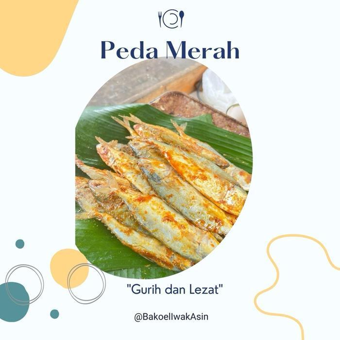 Ikan Asin Peda Merah 1000g 500g 250g food