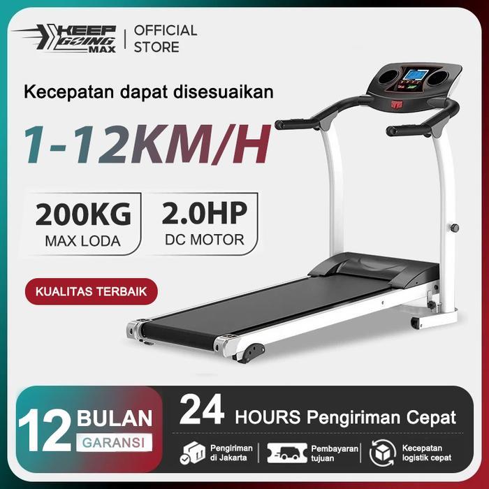 TREADMILL ELEKTRIK TREDMIL LISTRIK 2.5 HP MESIN ALAT LARI OLAHRAGA GYM FITNESS CARDIO