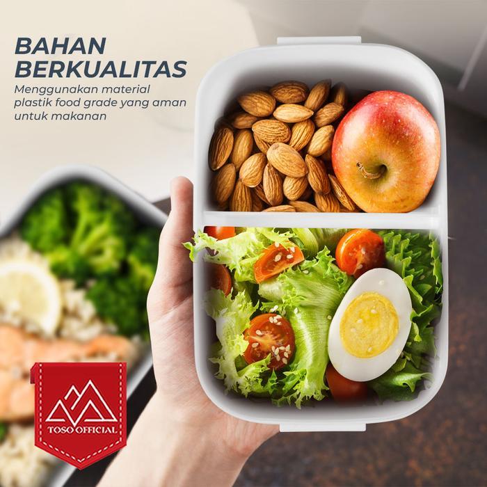 KOTAK MAKAN BENTO LUNCH BOX STAINLESS 3 COMPARTMENTS JAPANESE STYLE