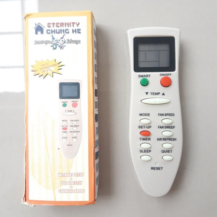 REMOTE AC CHANGHONG REMOTE AC MULTI UNIVERSAL AC CHANGHONG AC REMOTE