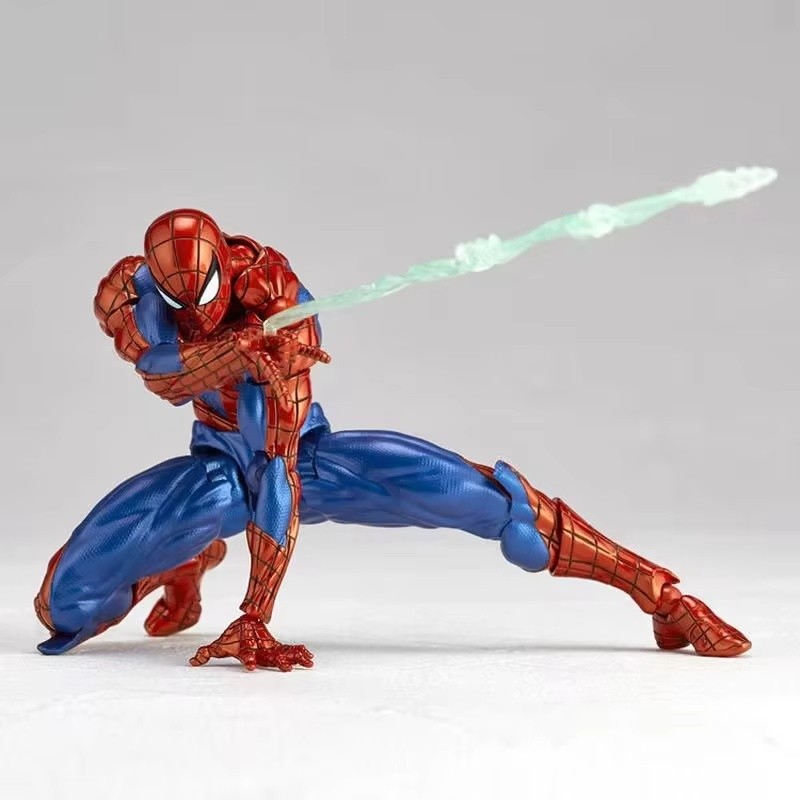 Super Hero Spiderman Ver.2.0 Revoltech Action Figure Miles Morales Pete Parker Collectible Toy Model