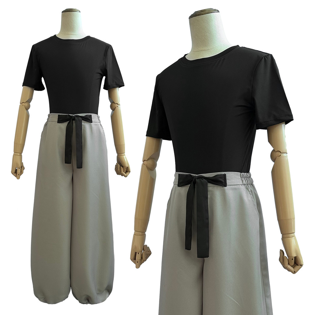 Holoun Jujutsu Jjk Manga Anime Fushiguro Toji Satoru Gojo Cosplay Costume Wig T-Shirt Pants Rose Net