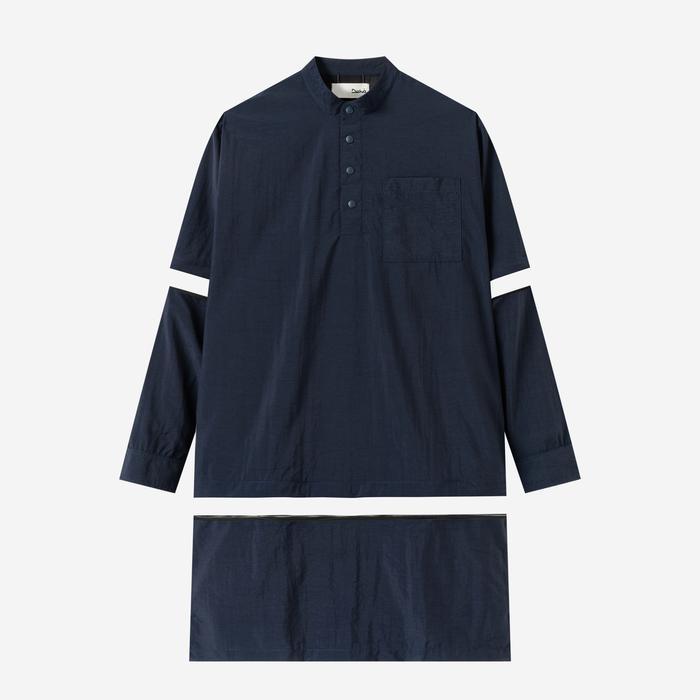 Duha Gamis Pria Lengan Panjang - Taroob - Navy