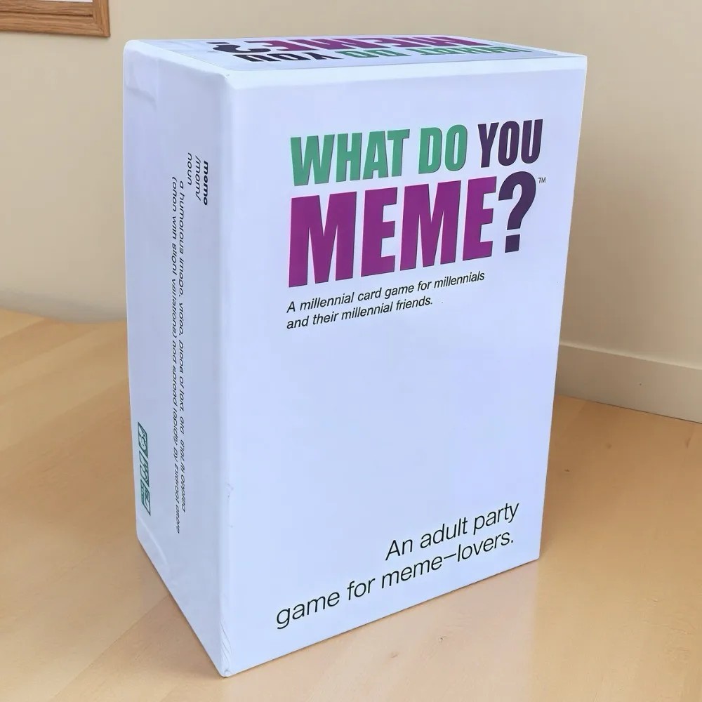 2025 What Do You Meme? Adult Meme Enthusiast Party Card Game, Millennial Social Gathering Board Game