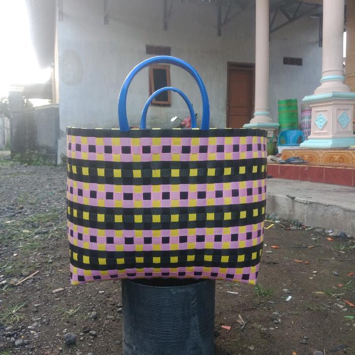 tas super jumbo tas belanja tas anyaman plastik