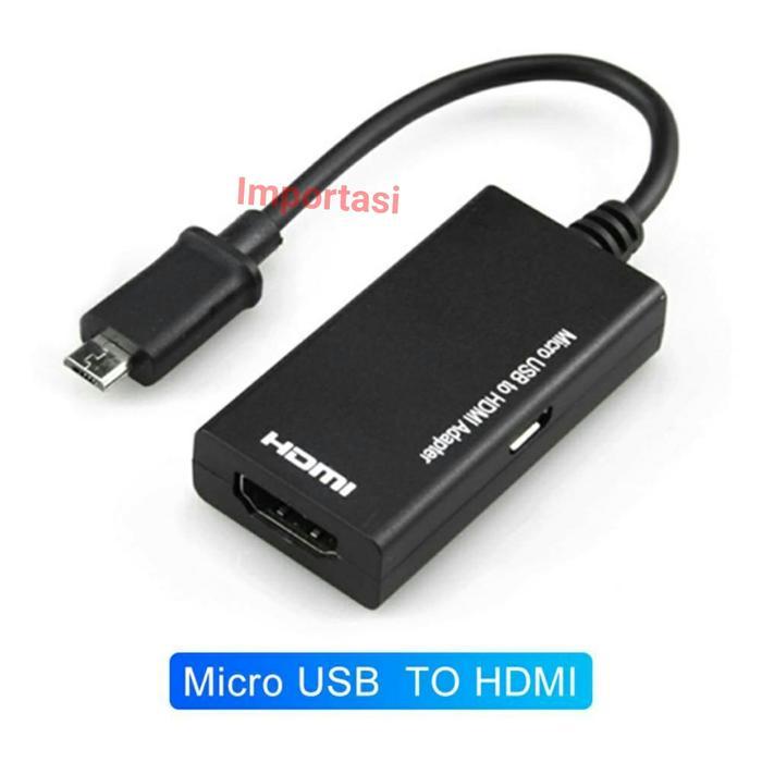 Adapter Micro Usb To Hdmi Cable Mhl For Smartphone To Tv Hd 1080