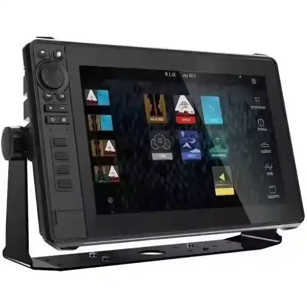 Original Lowrance HDS-12 Live Fish Finder with Imaging 3-in-1 Transom C-MAP