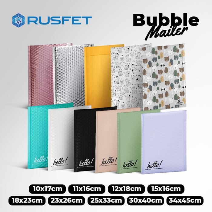 Amplop Bubble mailer, rusfet mailer bubble packing