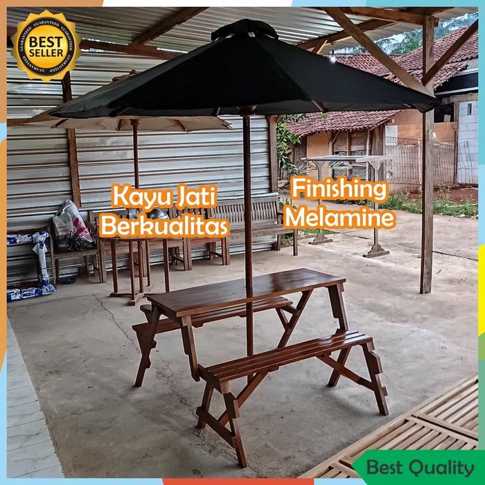 Meja Magic Payung Taman Cafe Payung Meja Kursi Lipat Berkualitas