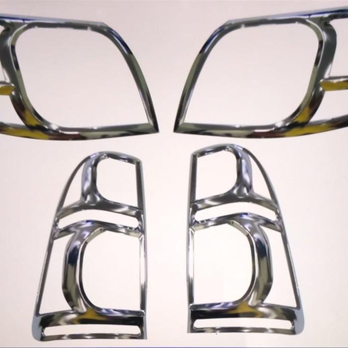 Garnish Lampu Depan Belakang Toyota Hilux 2012-2013-2014