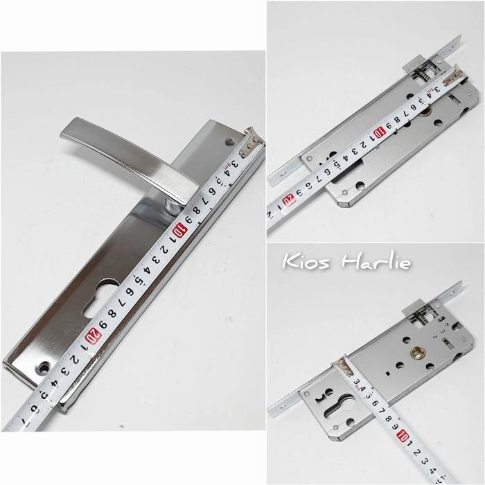 Handel Pintu Besar, Handle Kunci Pintu Rumah 1 Set, Handle Pintu, Kunci Pintu Rumah