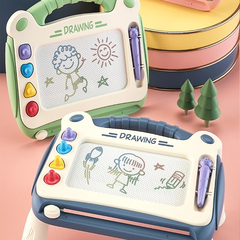 Children's Magnetic Drawing Board Color Graffiti Board Toddler Baby Can Wipe Household Magnetic