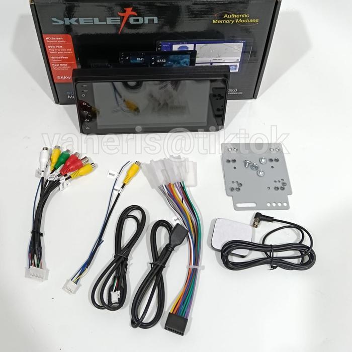 (COD) SKT-8189T - Headunit Double Din Android Skeleton 7 Inch Plug and Play Innova Lama - Calya