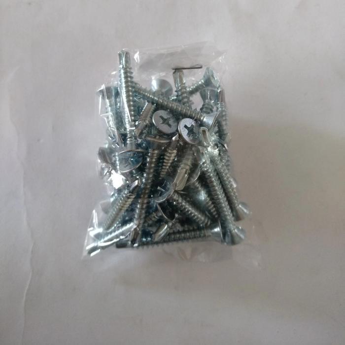 SALE Sekrup Skrup Screw Superpanel Grc Putih ( Harga / Bungkus) TERMURAH