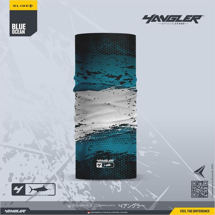 TERMURAH Bandana Mancing 4ANGLER Buff Mancing 4ANGLER BLUE OCEAN READY STOCK