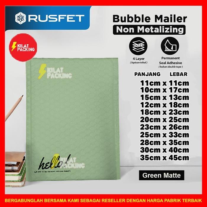 Amplop packing bubble mailer green all size bubble mailer rusfet