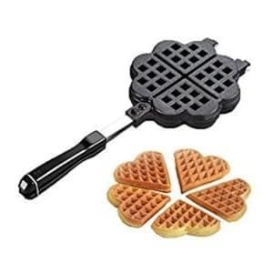 Cetakan Waffle Maker Teflon Bentuk Love/ Hati