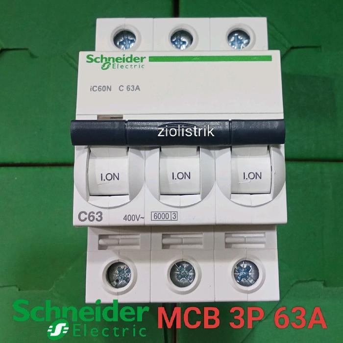 Mcb Schneider Ic60N 63A 3P