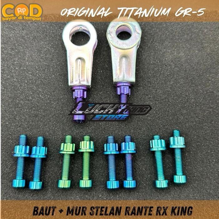 Baut stelan rante rx king titanium gr5 original