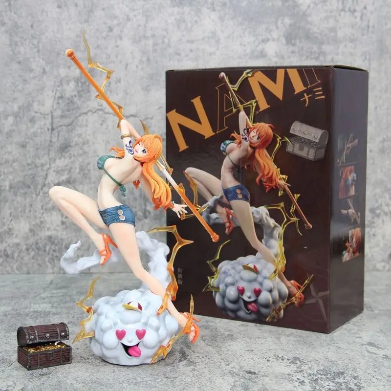 32Cm Nami Anime Figure - Resonance Gk Statue Collectible El Boy'S Desktop Decoration Ornament