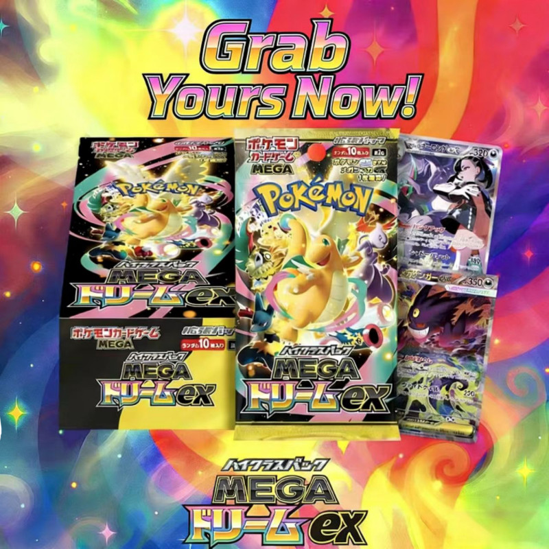 Original Japanese Pokemon MEGA M2a Gold Box Traditional Chinese Super Evolution Dream ex Charizard