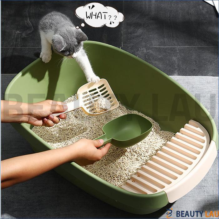 CAT LITTER BOX KUCING JUMBO TEMPAT PUP KUCING LITER BOX BAK PUP KUCING