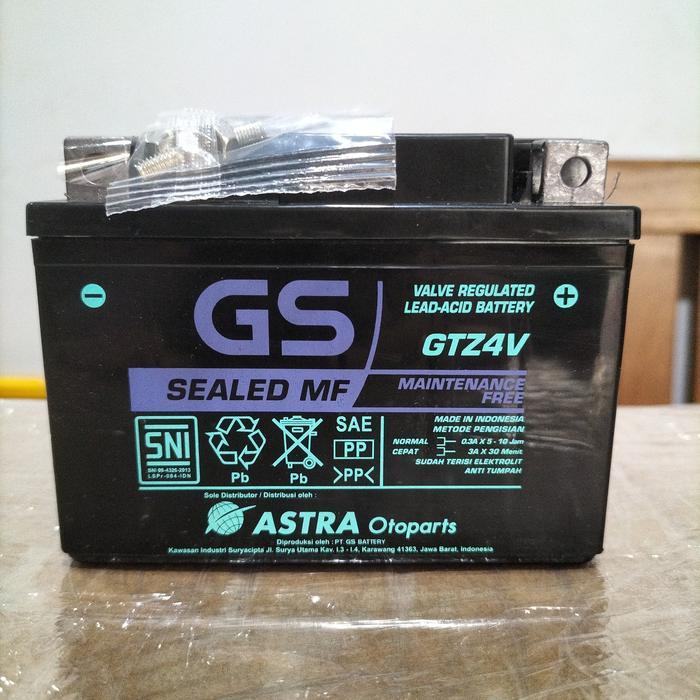 Aki Motor Mio J, Soul Gt, Vixion, Byson Fino Gs Astra Gtz4V Aki Kering