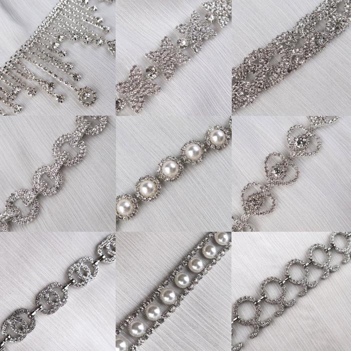 Payet Kristal Swarovski Mewah Berlian Rangkai Mix Fancy Luxury Cryst