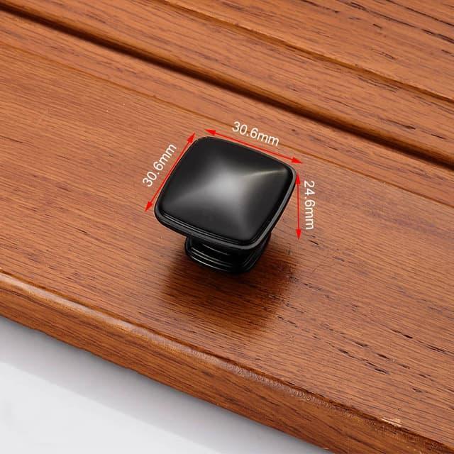 Handle laci pintu furniture modern minimalis warna hitam 8885