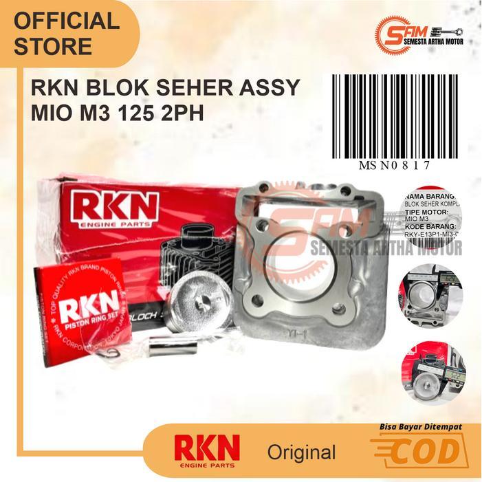 Rkn Blok Boring Mio M3 Soul Gt 125 Fino Fi 2Ph Seher Piston Kit Cylinder Assy Motor Yamaha Matic