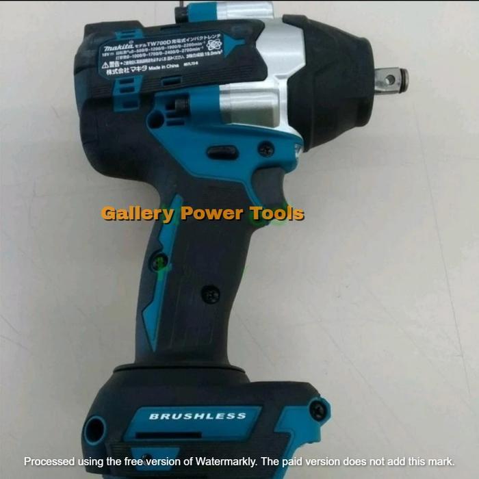 Mesin Impact Wrench Cordless DTW700Z Pengencang Baut Makita DTW 700 Z