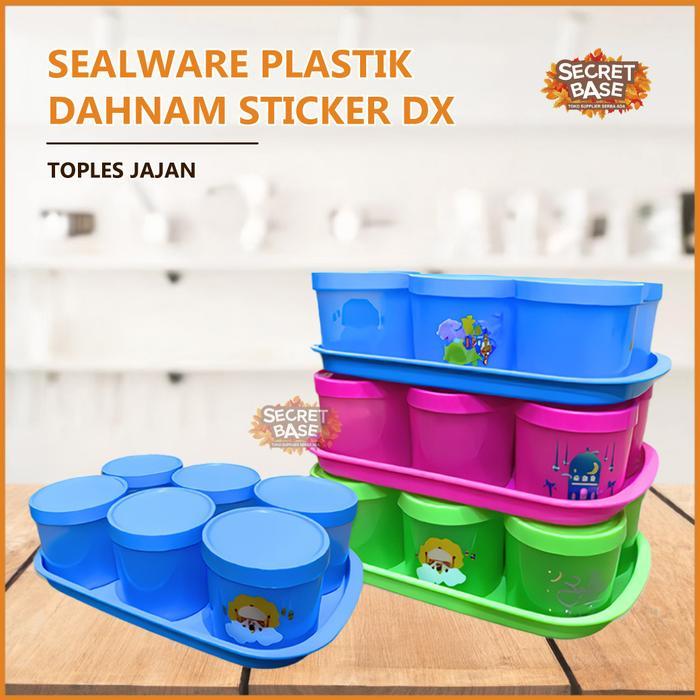 TOPLES NATO - Besar Set Nampan Toples / Toples Snack Kedap Udara