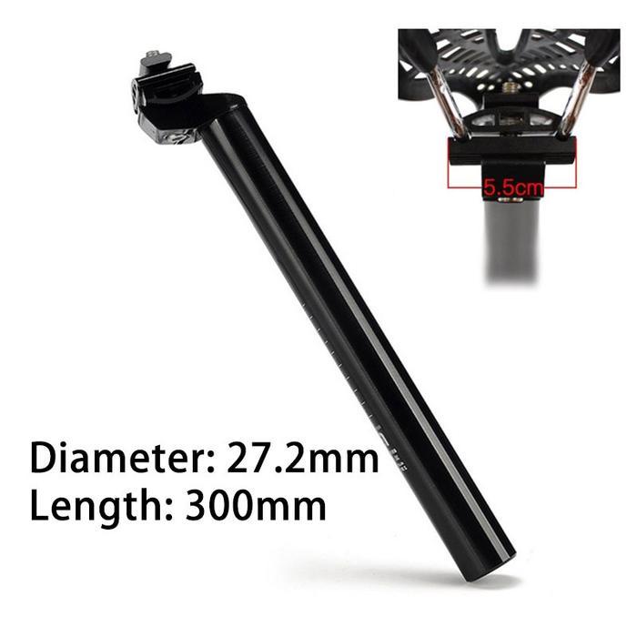 Tiang Sadel Sepeda Tiang Sadel Sepeda Paduan Aluminium Tabung Sadel Sepeda Aksesoris Mtb Double