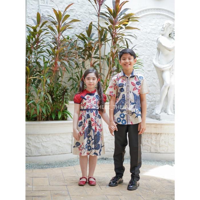 Akemi Kids Batik Cheongsam - (Available Couple Adult & Kids ) Chinese New Year BISA GRAB