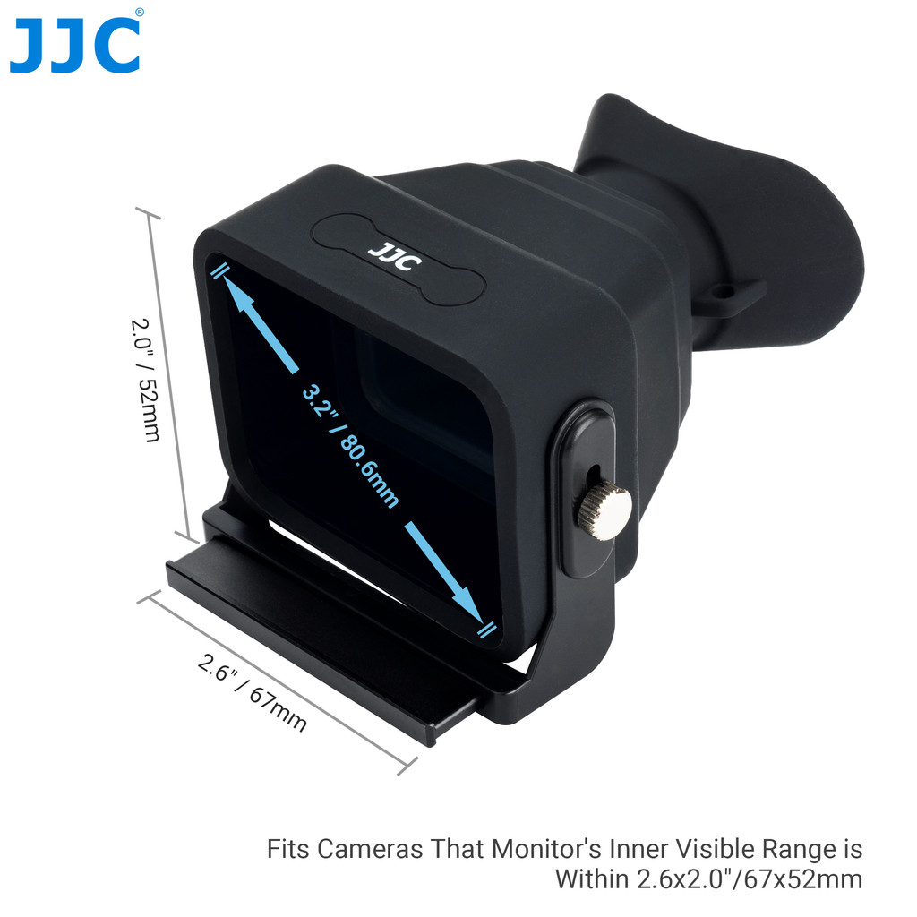 Jjc Ing Viewfinder Professional 3.0X Hd Lcd Screen Viewfinder Ca Extender Eyecup Eyepiece For Fx30