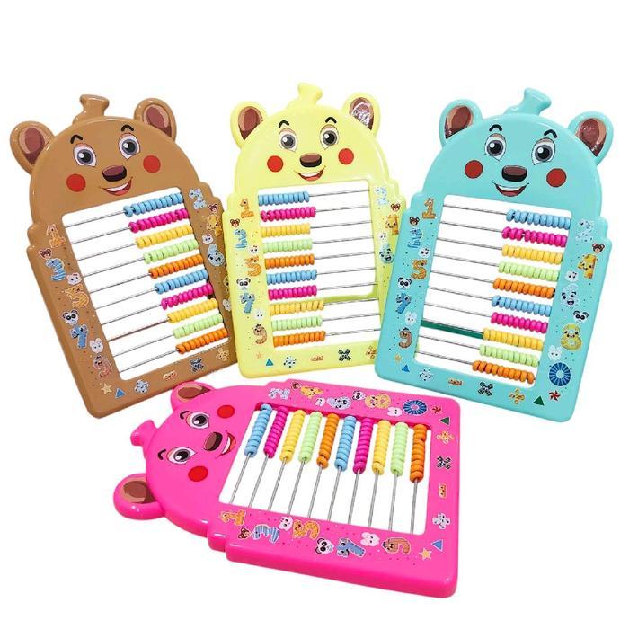 1123 sempoa Hitung Plastik Motif Bear / Sempoa Alat Penghitungan Untuk Anak Anak / Sempoa Anak