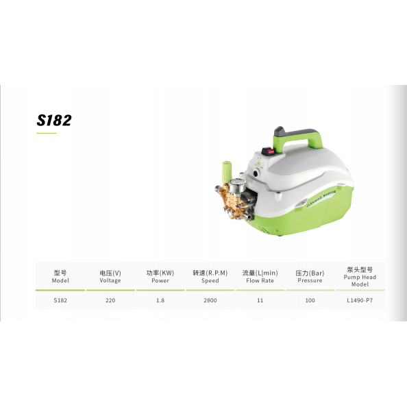 Mini 100bar 220V High Pressure Car Wash Machine Pump Jet Car Washing Machine Cleaner Targeted for