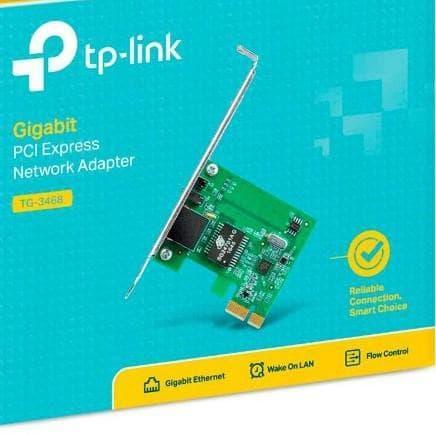 TP-LINK TG-3468 GIGABIT PCI EXPRESS NETWORK ADAPTER TP LINK TG 3468