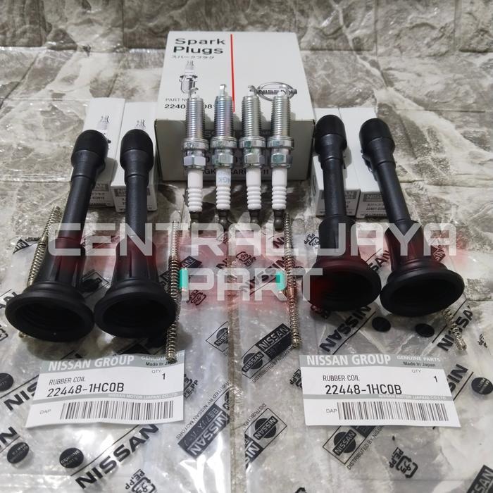 Selongsong Coil+Busi Iridium Grand Livina 1.5 Cc Set 8Pc Original