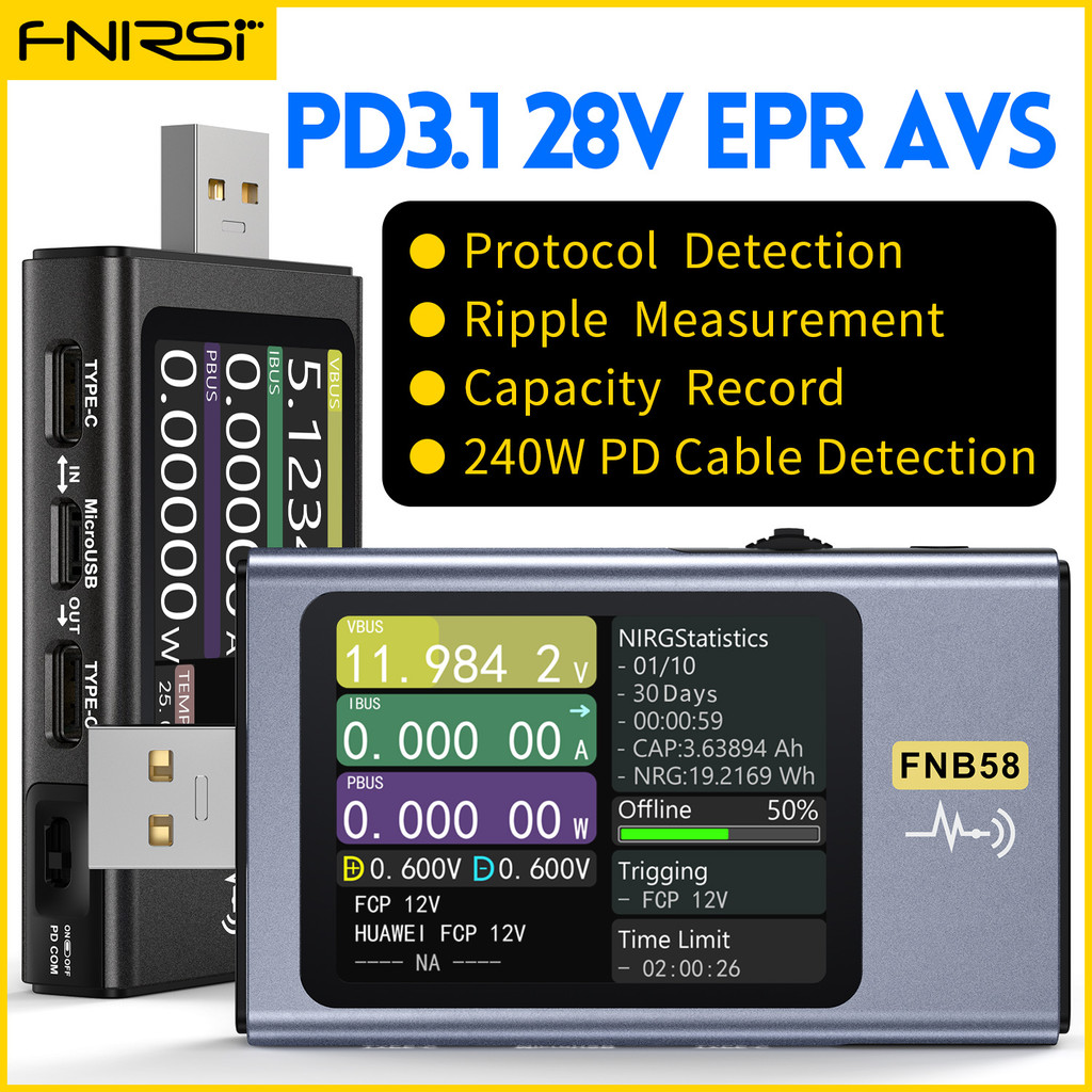 Fnirsi Fnb58 Usb, , Pd/Qc/Pps