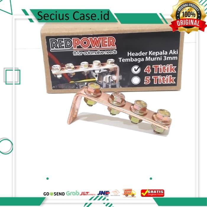 HEADER BUSBAR KEPALA GROUNDING AKI MOBIL TEMBAGA MURNI 3MM