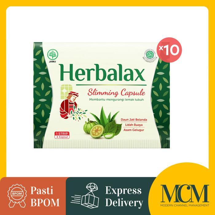 Herbalax Slimming Capsule - 40 Kapsul - Obat Pelangsing Produk Unggulan
