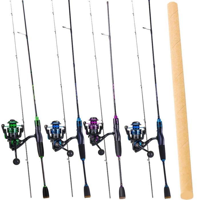 Sougayilang Joran Pancing Set Lengkap 1.8M-2.1M Tongkat Pancing Alat Reel Pancing Set COD Rasio Roda