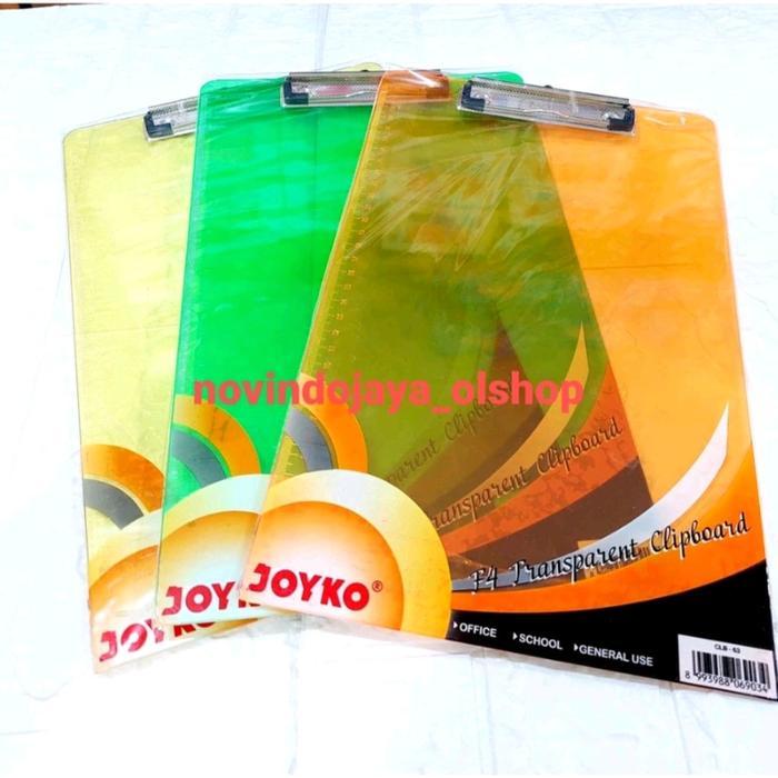 Clipboard Transparant Papan Jalan Papan Ujian Joyko
