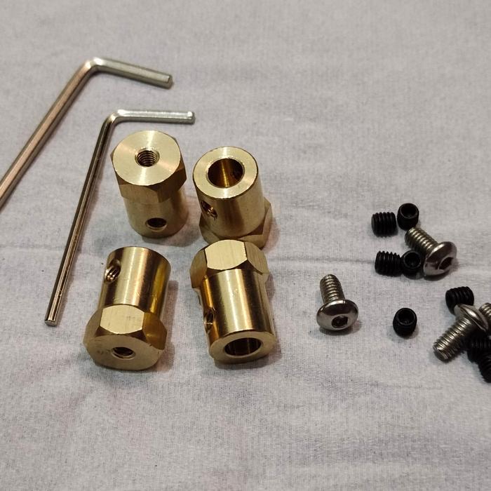 Hex Roda Hex Adapter 5Mm Ke 12Mm Rc Wpl Mn Jjrc Untuk Pelek 12Mm