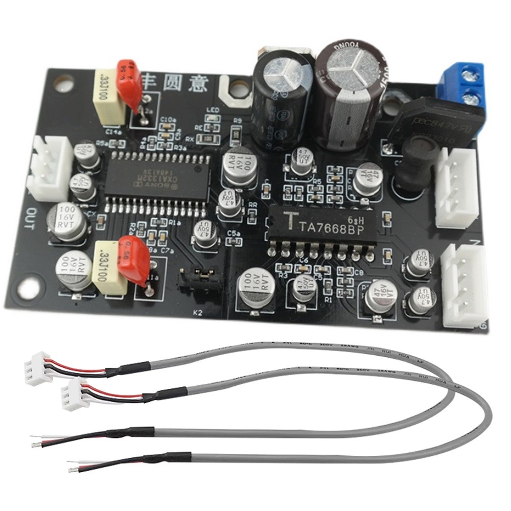 PROMO   TA7668 Stereo Tape Recorder Magnetic Head Preamplifier Board With CXA1332 Dolby Noise Reduct