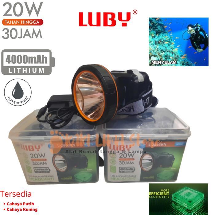 Senter Kepala Luby 20 Watt L2863 / L-2863 / 2863 ( Jumbo )