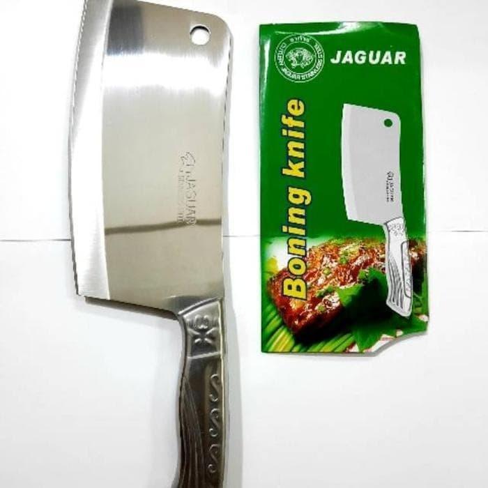 Knife Jaguar 7Inchi Pisau Daging Ikan Ayam Buah Jaguar Stainless Steel