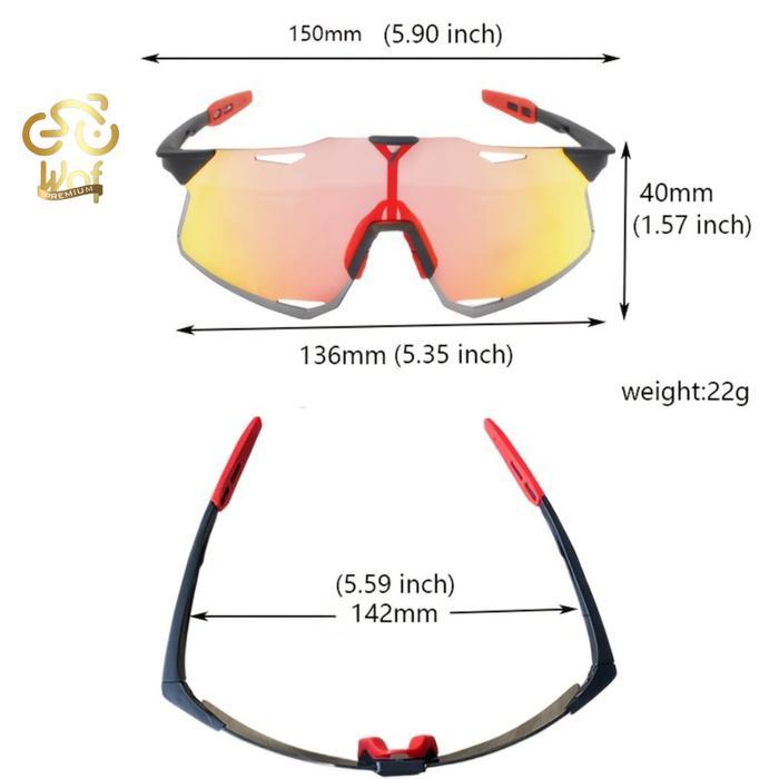 Kacamata Sepeda Pria Wanita Kacamata Olahraga Luar Ruangan Kacamata Mtb Sepeda Jalan Kacamata