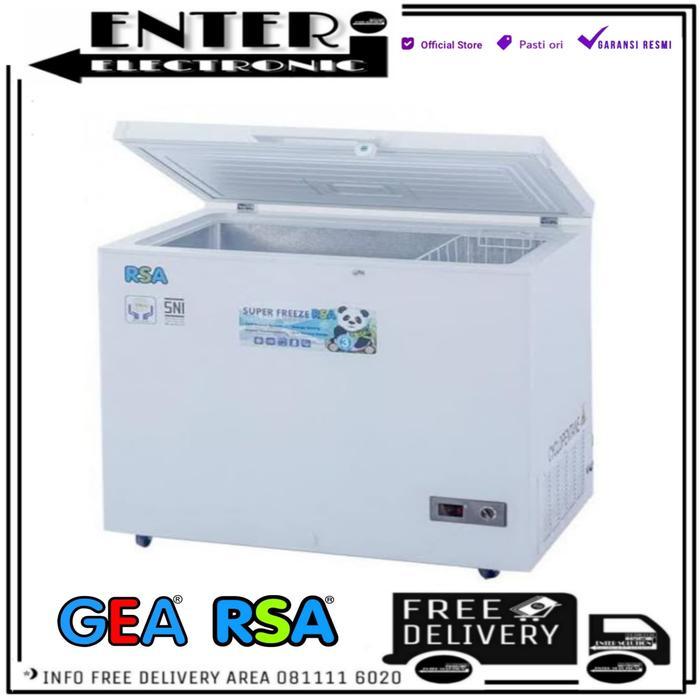 RSA CF450 - CHEST FREEZER RSA 450 LITER FREEZER BOX PEMBEKU RSA CF 450 - CF460